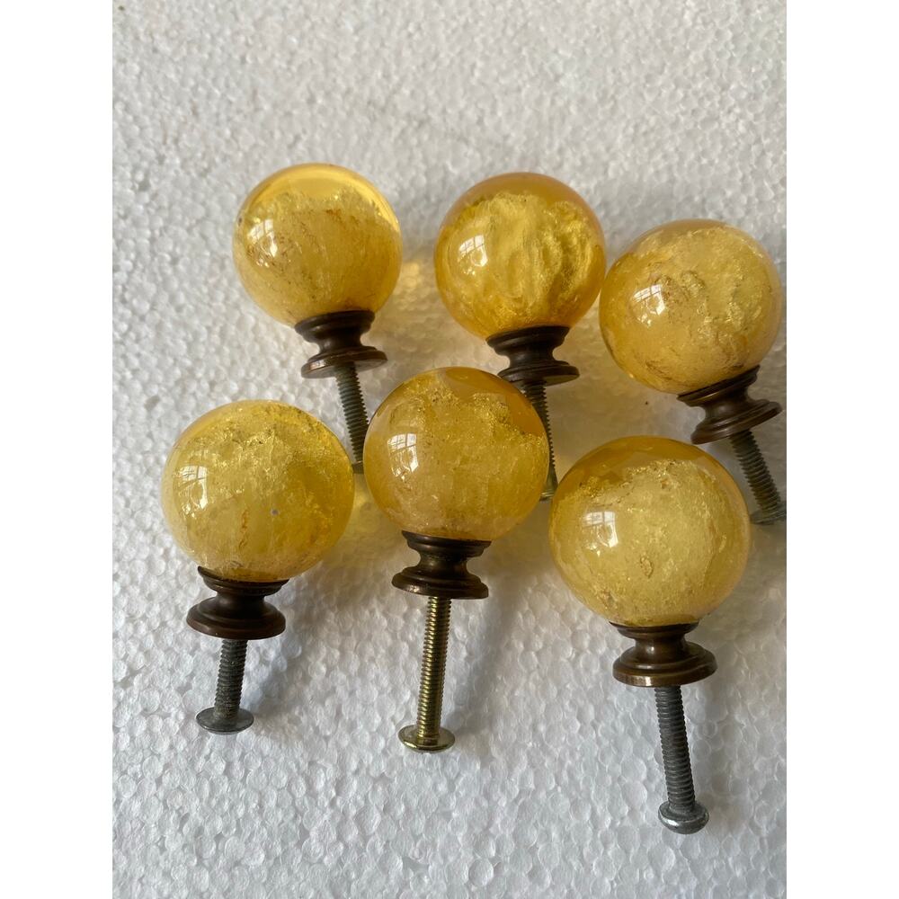vintage Mid-Century Lucite cabinet furniture knobs,designer Ruth Richmond 1960s